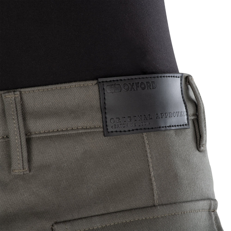 Nohavice na motorku Oxford Original Approved Cargo AA khaki
