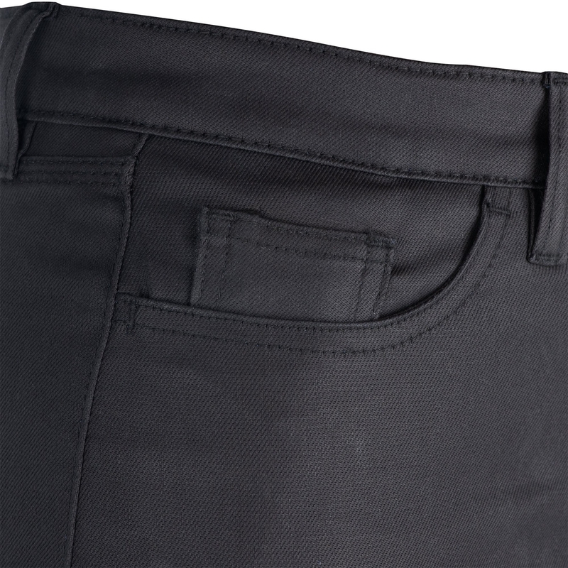 Dámske džínsy na motorku Oxford Original Approved Waxed Jeggins AA čierne
