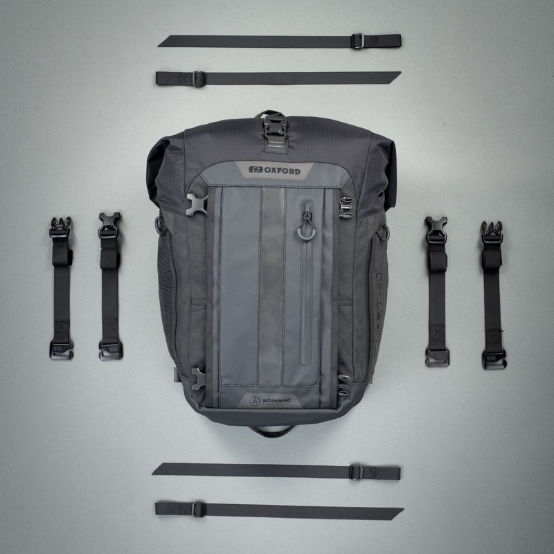Moto taška na sedadlo spolujazdca Oxford Atlas T-10 Advanced Tourpack 10 l čierna