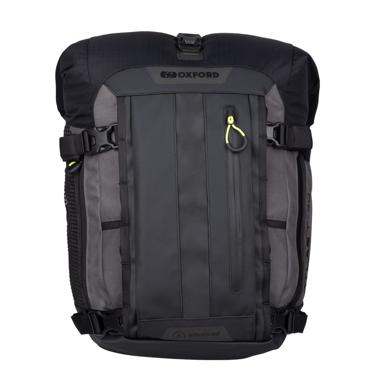 Moto taška na sedadlo spolujazdca Oxford Atlas T-30 Advanced Tourpack 30 l šedá