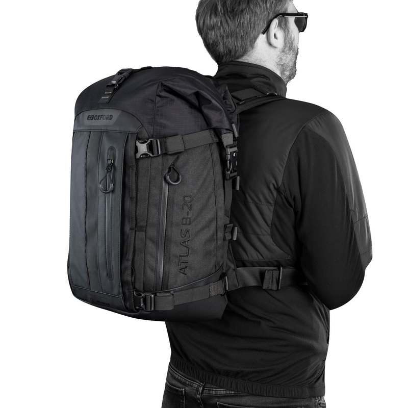 Moto taška Oxford Atlas B-20 Advanced Backpack 20 l čierna