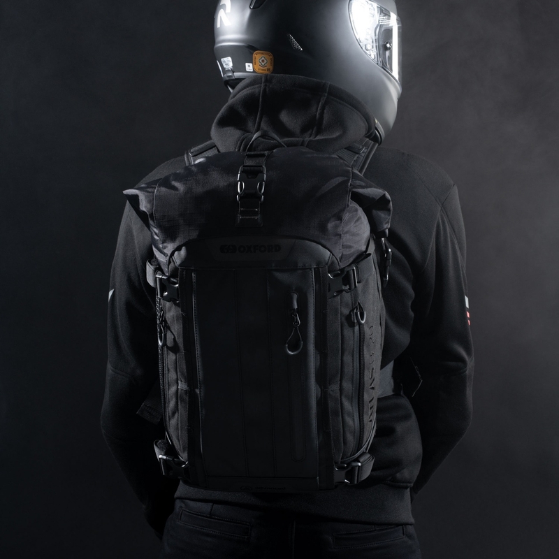 Moto taška Oxford Atlas B-30 Advanced Backpack 30 l šedá