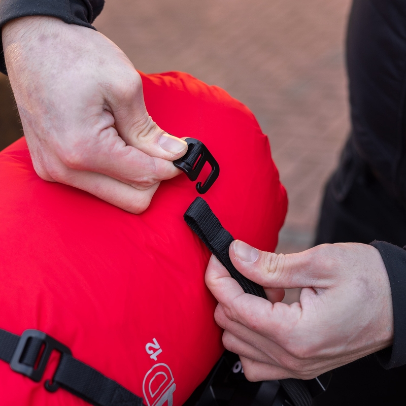 Batožinové popruhy Oxford Atlas G-Hook 2 ks čierne 17 mm x 2 m