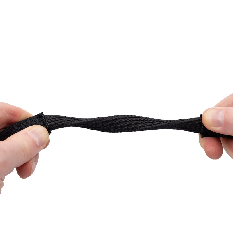 Batožinové popruhy Oxford Atlas B-Clip 2 ks čierne 17 mm x 1,2 m