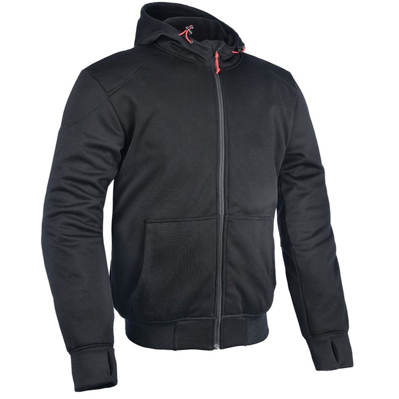 Mikina na motorku Oxford Super Hoodie 2.0 čierna