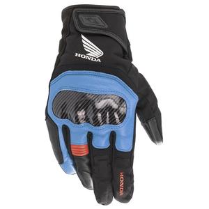 Rukavice na motocykel Alpinestars SMX Z Drystar Honda svetlo šedo-čierno-modro-červené