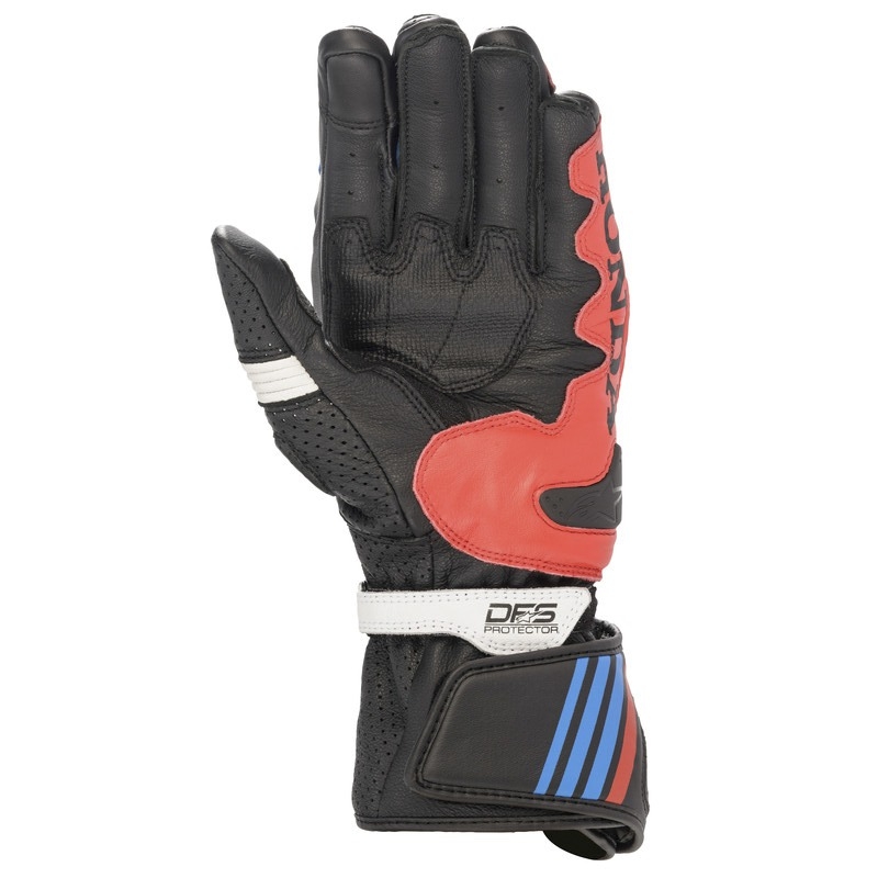 Rukavice na motocykel Alpinestars GP Plus R 2 Honda kolekcia čierno-červeno-modré