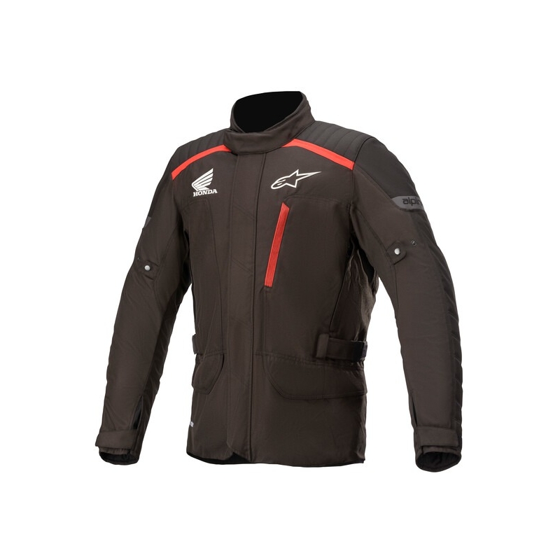 Bunda na motocykel Alpinestars Gravity Drystar Honda kolekcia čierno-červená