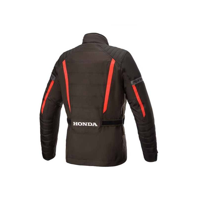 Bunda na motocykel Alpinestars Gravity Drystar Honda kolekcia čierno-červená