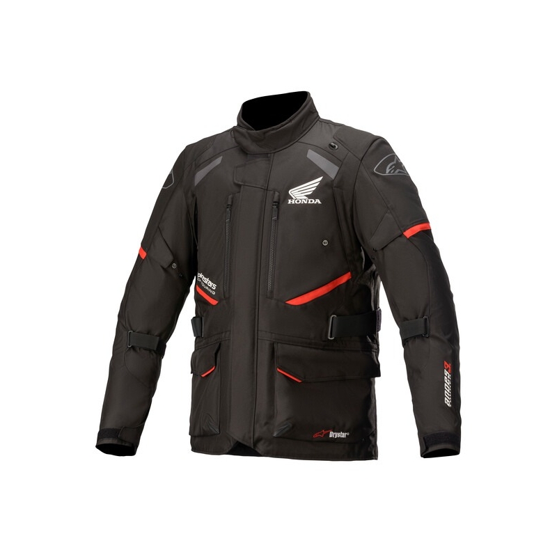 Bunda na motocykel Alpinestars Andes Drystar TECH-AIR 5 kompatibilná Honda Kolekcia čierno-červená