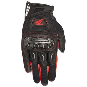Rukavice na motocykel Alpinestars SMX-2 Air Carbon Honda kolekcia čierno-červené