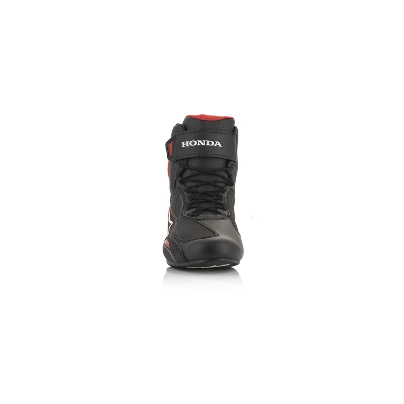 Motocyklová obuv Alpinestars Faster-3 Honda kolekcia čierno-červeno-modrá