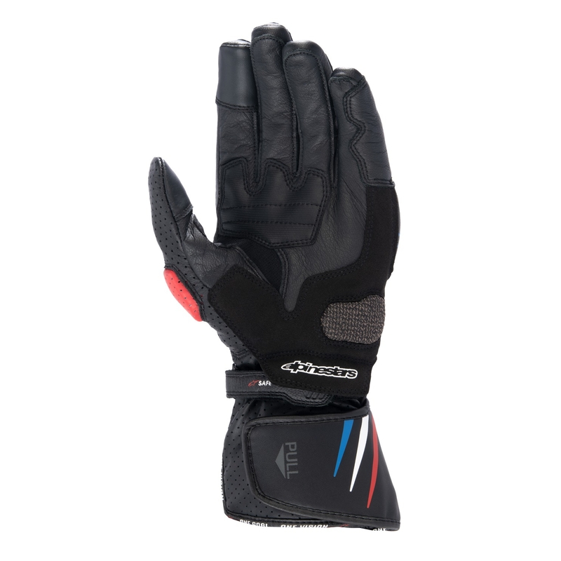 Rukavice na motorku Alpinestars SP-8 Honda čierno-červeno-modré
