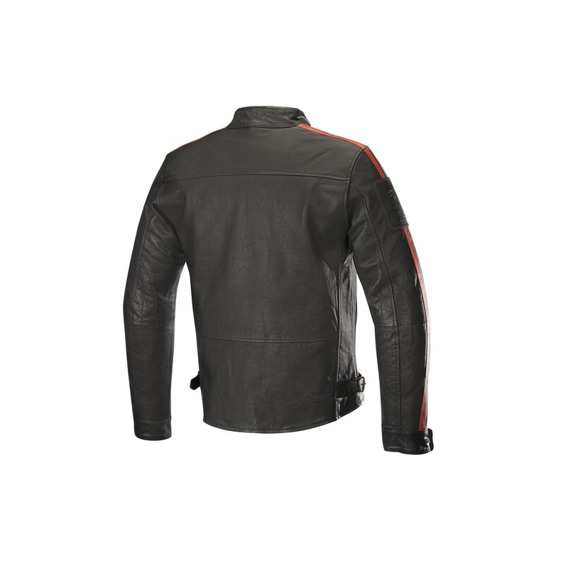 Bunda na motocykel Alpinestars Charlie Honda kolekcia čierno-krémovo-červená