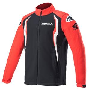 Bunda na motocykel Alpinestars Honda červeno-čierna