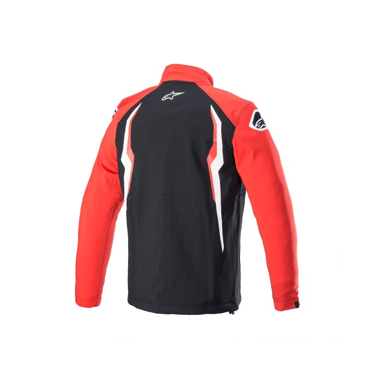 Bunda na motocykel Alpinestars Honda červeno-čierna