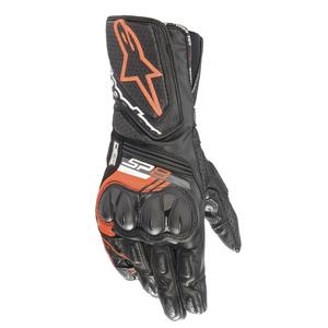 Rukavice na motorku Alpinestars SP-8 čierno-fluo červené