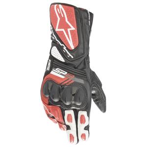 Rukavice na motorku Alpinestars SP-8 čierno-bielo-červené