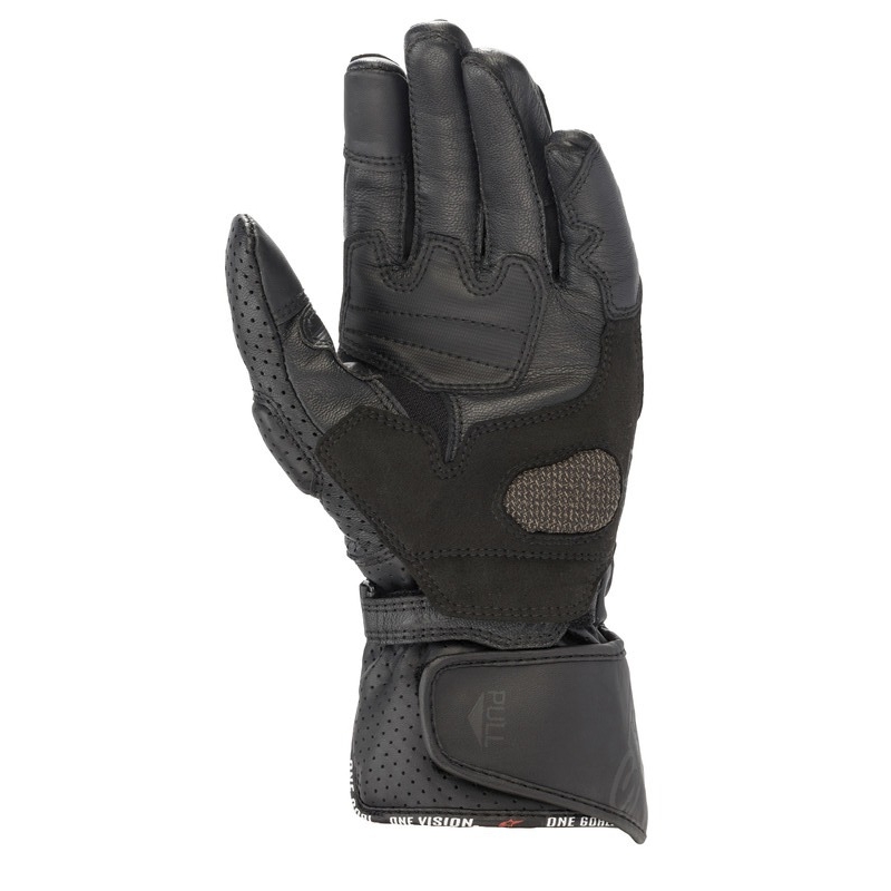 Dámske rukavice na motorku Alpinestars SP-8 čierno-čierne
