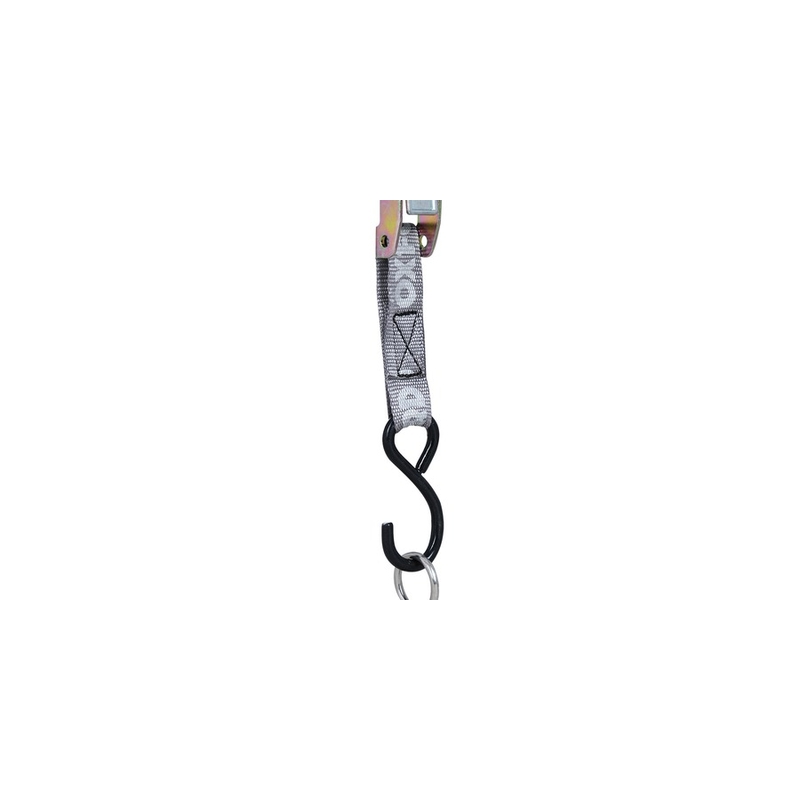 Nastaviteľné a zosilnené upínacie popruhy Oxford S-Hook Straps s rýchloupínacou spojkou sivé