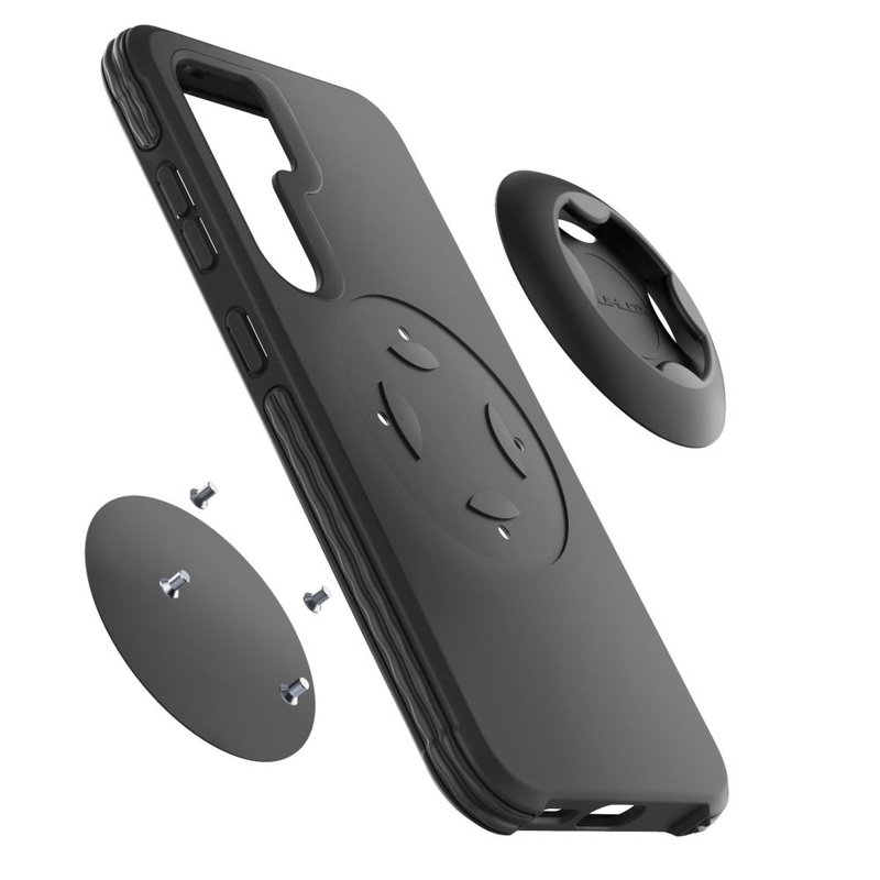 Ochranný kryt Interphone QUIKLOX Tetraforce pre Samsung Galaxy S24 čierny