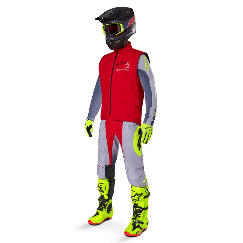 Softshellová vesta Alpinestars Techstar červená
