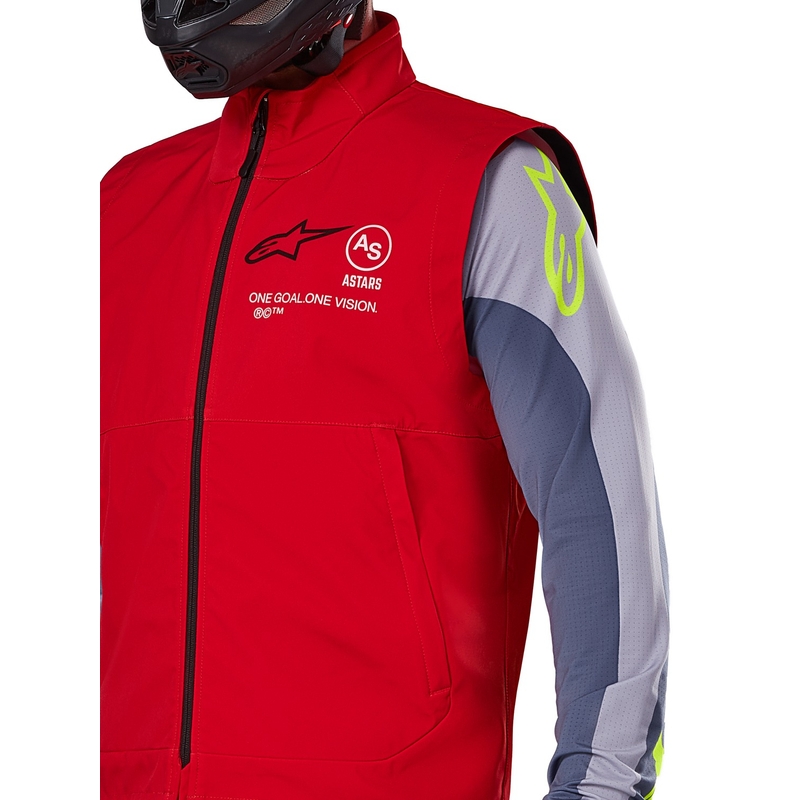 Softshellová vesta Alpinestars Techstar červená