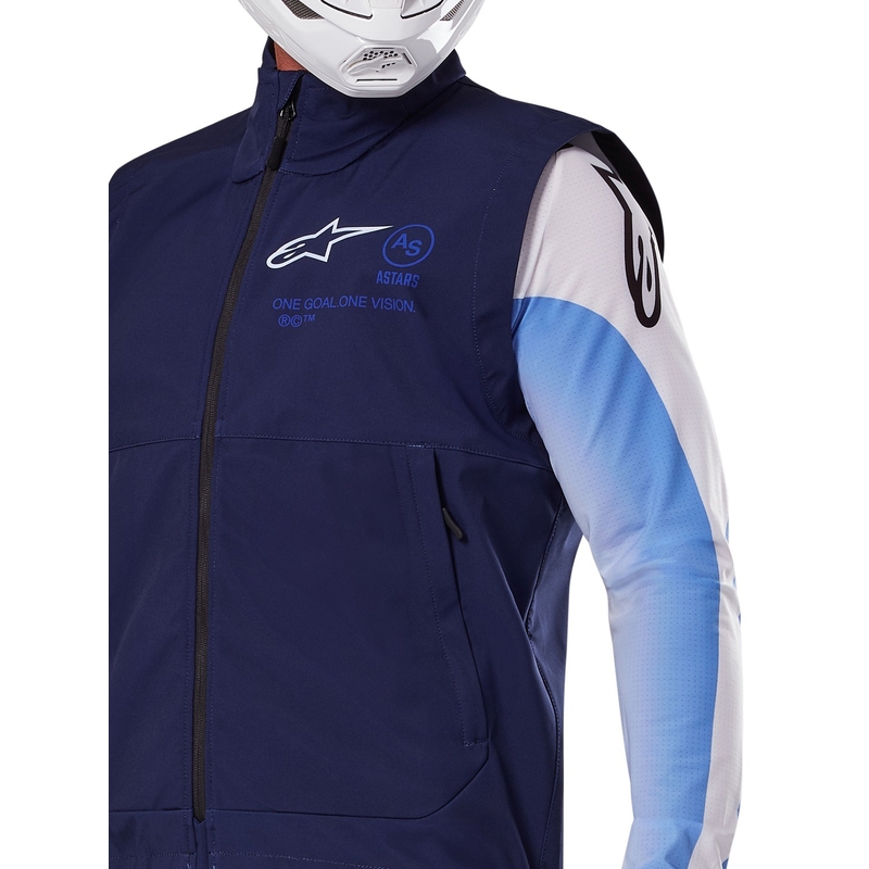 Softshellová vesta Alpinestars Techstar Softshell modrá
