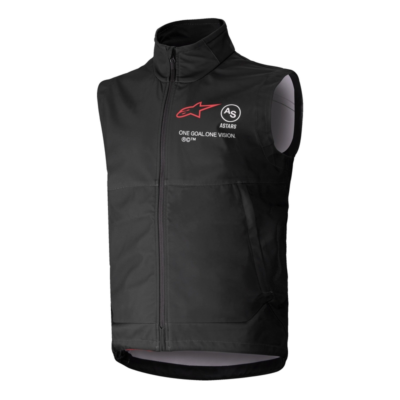 Detská softshellová vesta Alpinestars Techstar čierna