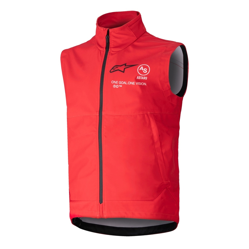 Detská softshellová vesta Alpinestars Techstar červená