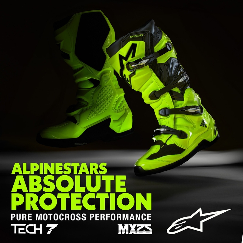 Topánky na motorku Alpinestars Tech 7 fluo žlto-čierne