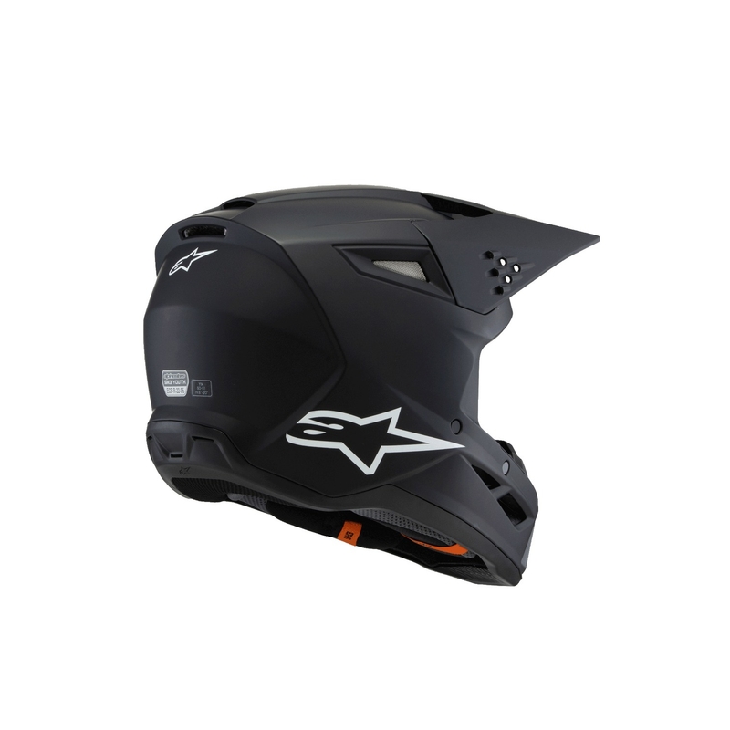Detská motokrosová prilba Alpinestars S-M3 Solid čierna matná