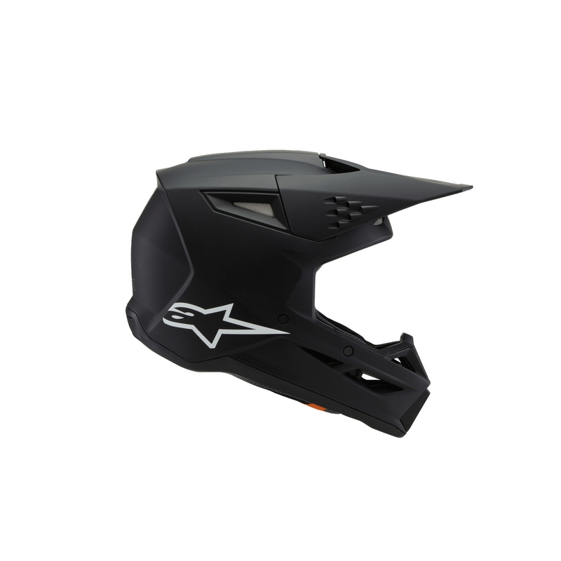 Detská motokrosová prilba Alpinestars S-M3 Solid čierna matná