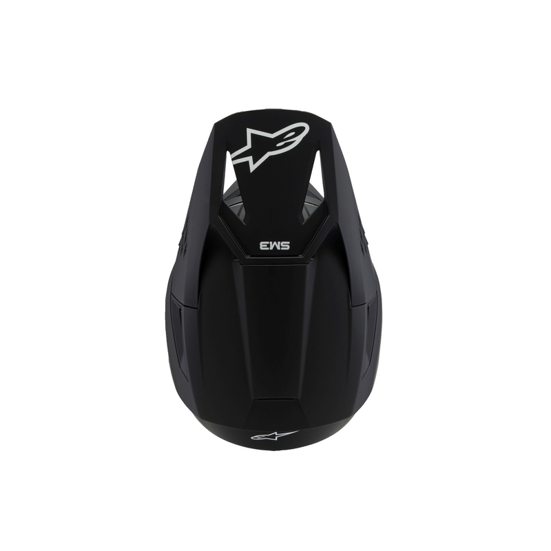 Detská motokrosová prilba Alpinestars S-M3 Solid čierna matná