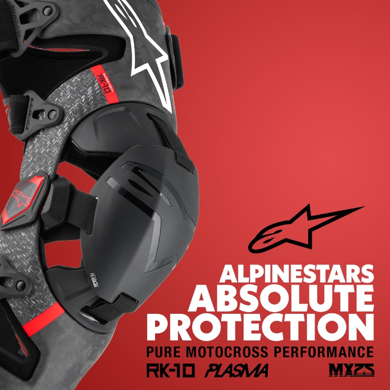 Kolenné ortézy Alpinestars Supertech RK-10 Plasma čierno-červené