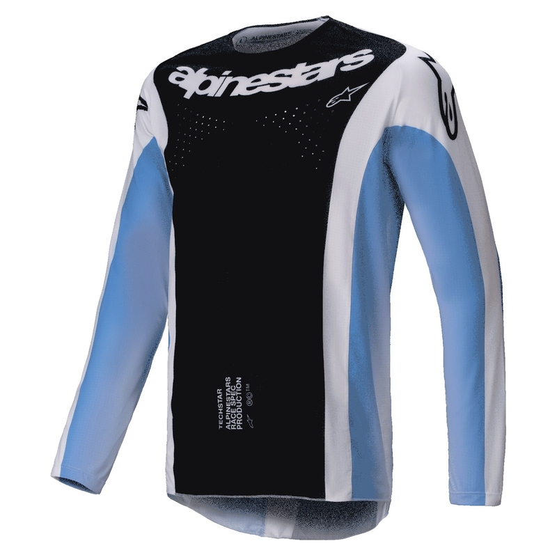 Motokrosový dres Alpinestars Techstar Melt čierno-modrý