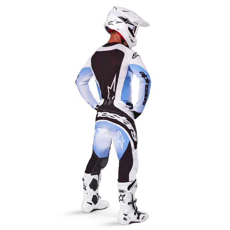 Motokrosový dres Alpinestars Techstar Melt čierno-modrý
