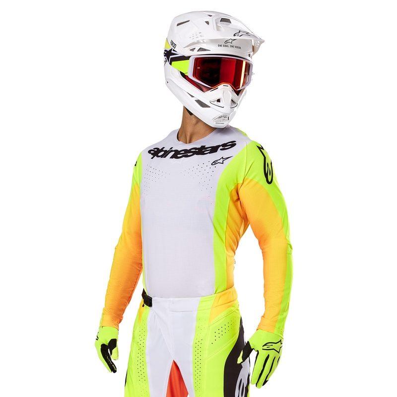 Motokrosový dres Alpinestars Techstar Melt žlto-čierny