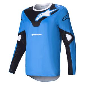 Motokrosový dres Alpinestars Racer Veil modro-čierny
