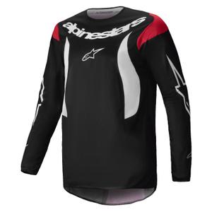 Motokrosový dres Alpinestars Fluid Haul čierno-biely