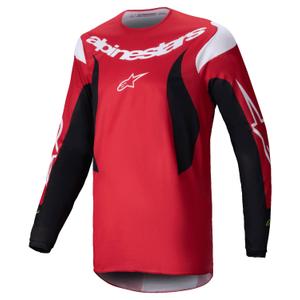 Motokrosový dres Alpinestars Fluid Haul červeno-čierny