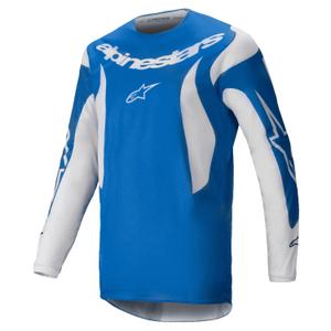 Motokrosový dres Alpinestars Fluid Haul modro-biely