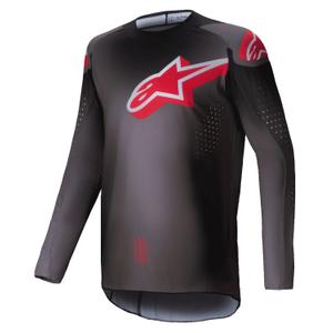 Motokrosový dres Alpinestars Supertech Lipan tmavo-červený