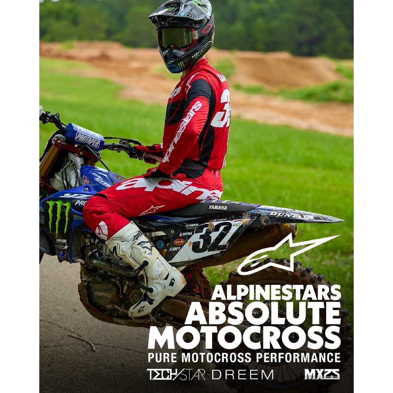 Motokrosový dres Alpinestars Techstar Dreem červeno-čierny
