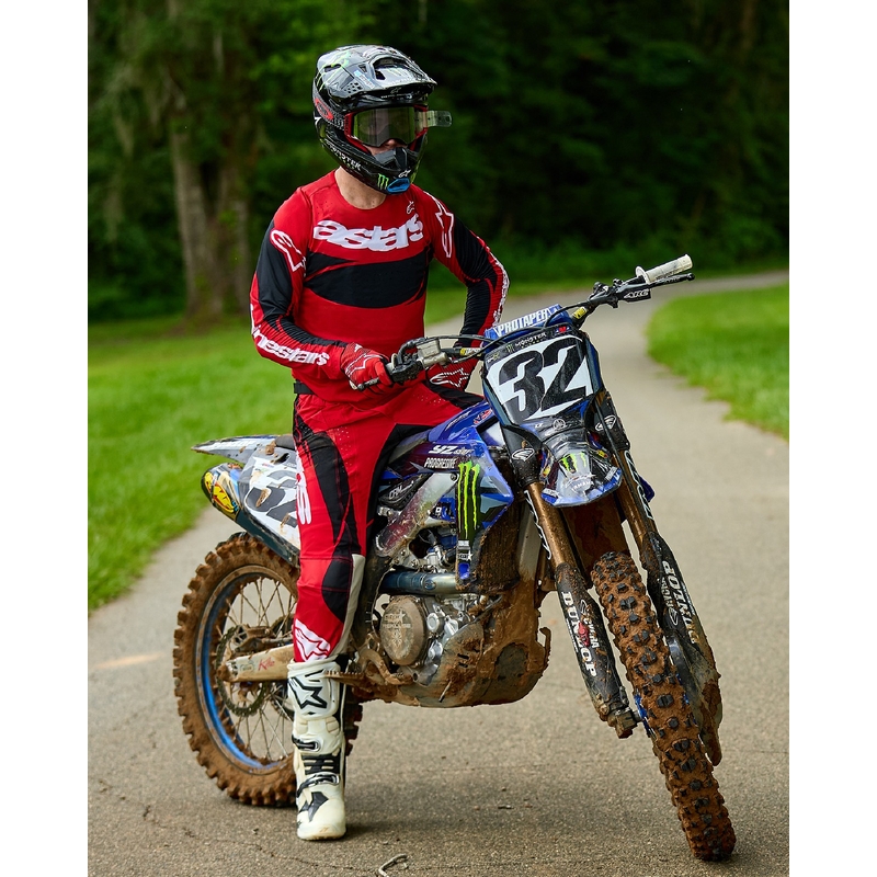 Motokrosový dres Alpinestars Techstar Dreem červeno-čierny