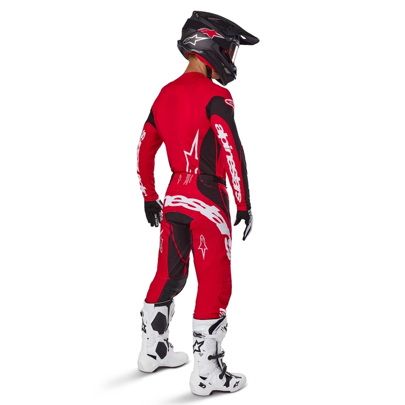 Motokrosový dres Alpinestars Techstar Dreem červeno-čierny