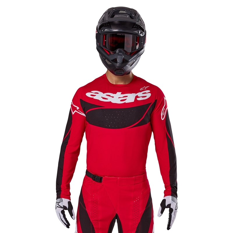 Motokrosový dres Alpinestars Techstar Dreem červeno-čierny