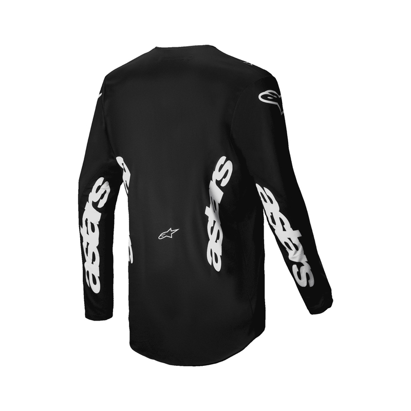 Motokrosový dres Alpinestars Racer Graphite čierno-sivý