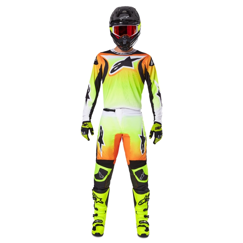 Motokrosový dres Alpinestars Fluid Wurx žlto-čierny