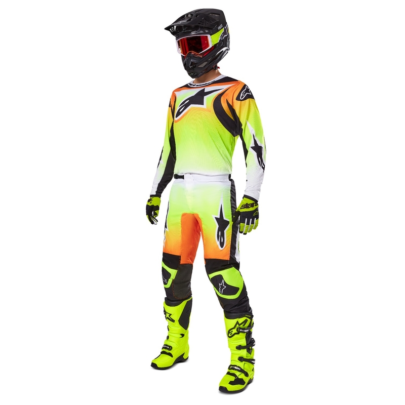 Motokrosový dres Alpinestars Fluid Wurx žlto-čierny